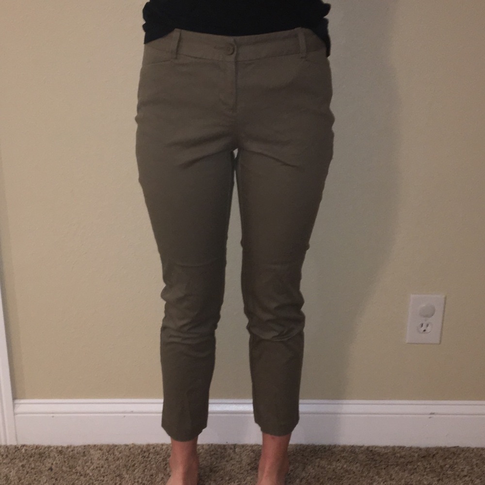 Van Heusen Taupe Classic Fit Cigar Pants